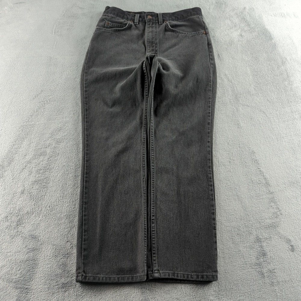 Vintage 90s Levis Orange Tab Jeans 32x30 (Fits 30x30) Black Straight Canada 1999
